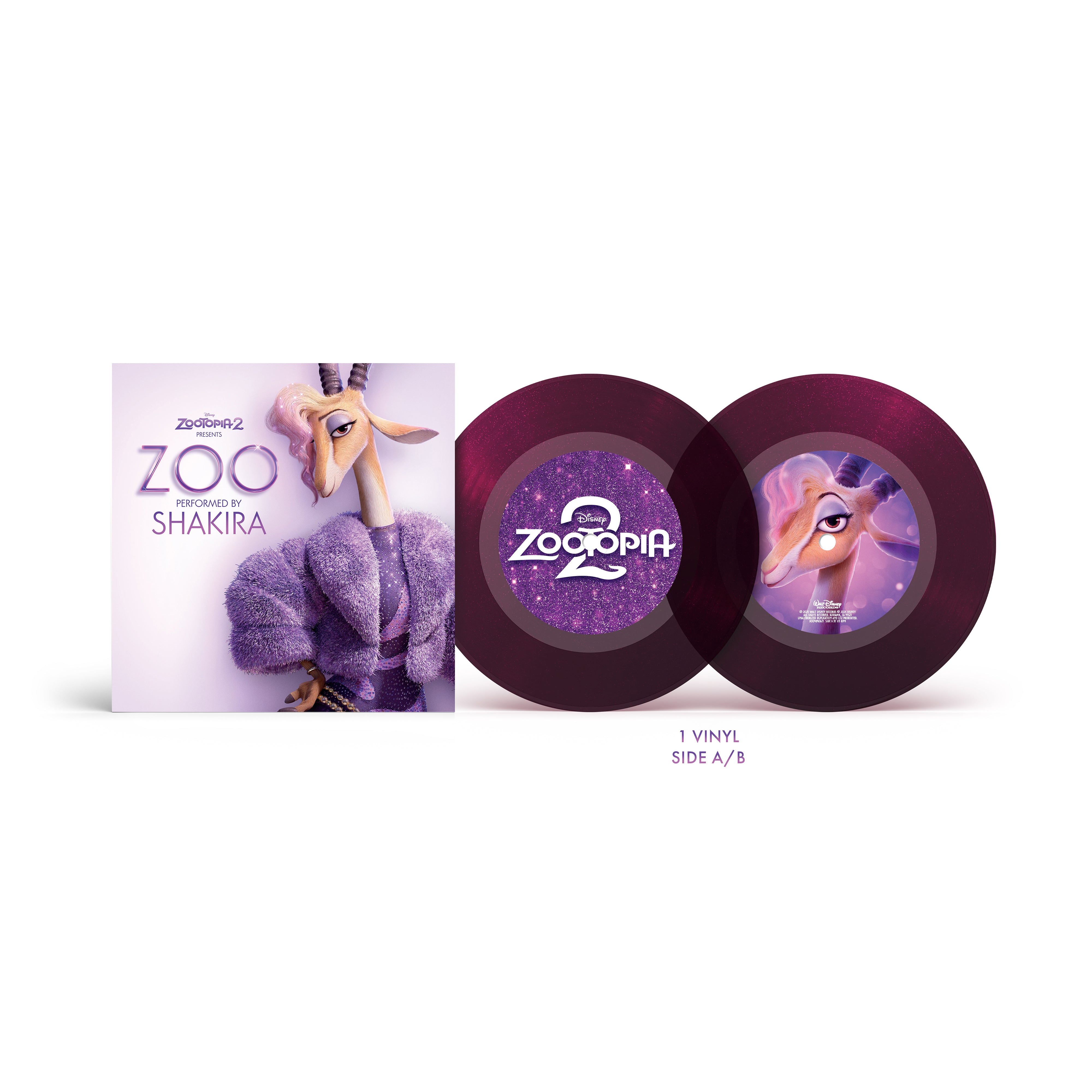 【新品】シャキーラ Zoo From ズートピア２ 数量生産限定直輸入盤レコード Zoo From『ズートピア2』【帯付きアナログシングル / 数量生産限定直