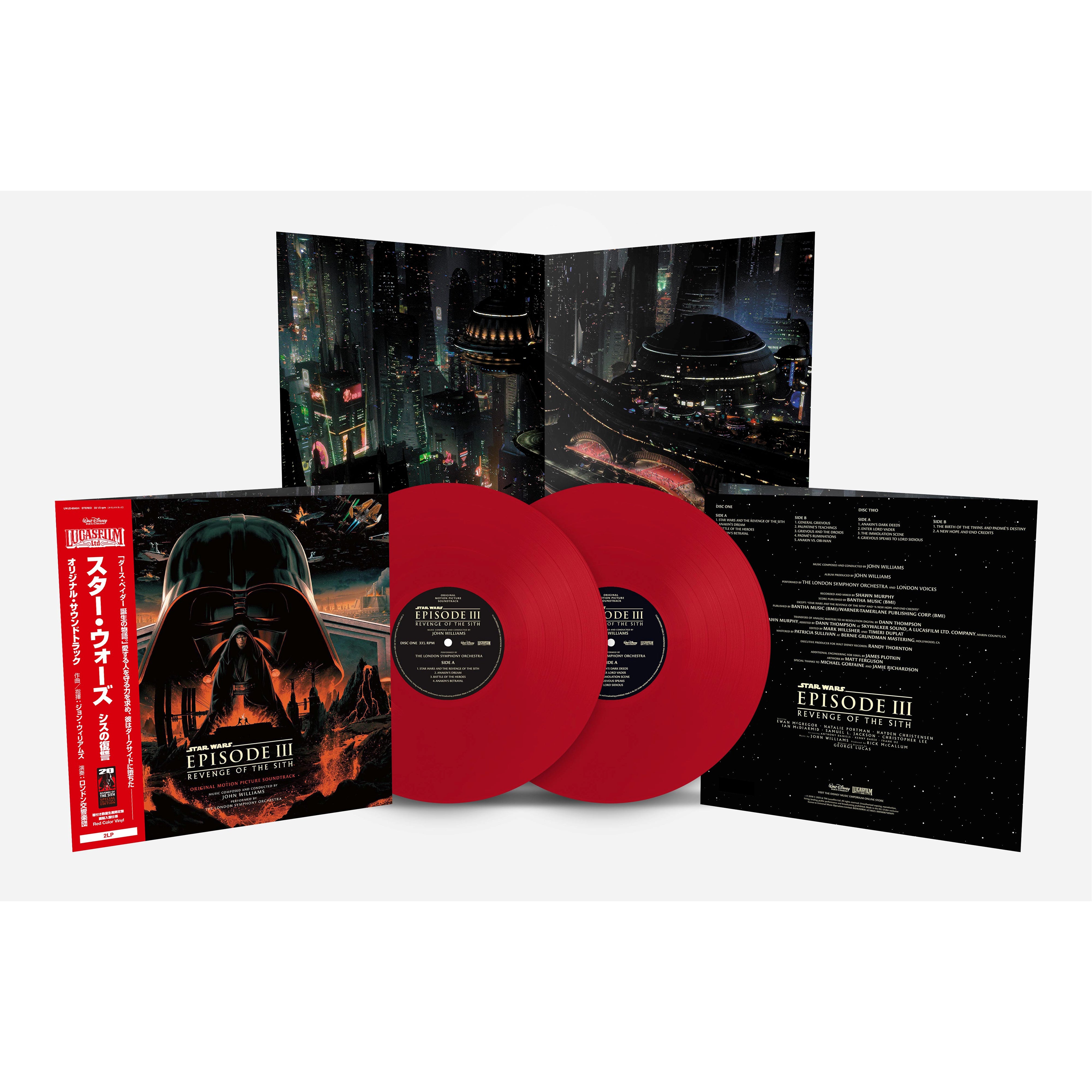ジョン・ウィリアムズ / スター・ウォーズ エピソード3／シスの復讐（オリジナル・サウンドトラック）【帯付き直輸入盤仕様】【完全生産限定盤】【アナログ】