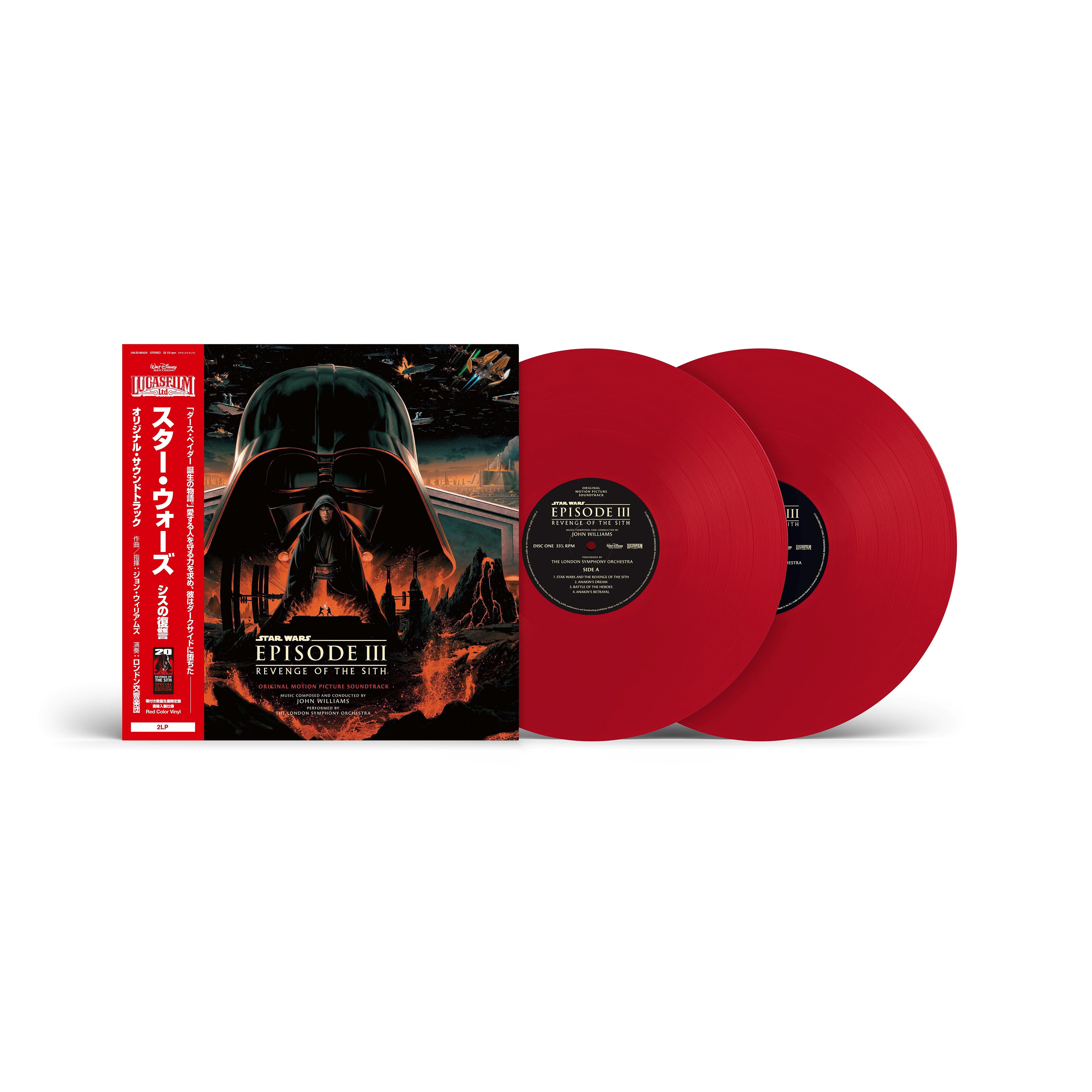 ジョン・ウィリアムズ / スター・ウォーズ エピソード3／シスの復讐（オリジナル・サウンドトラック）【帯付き直輸入盤仕様】【完全生産限定盤】【アナログ】