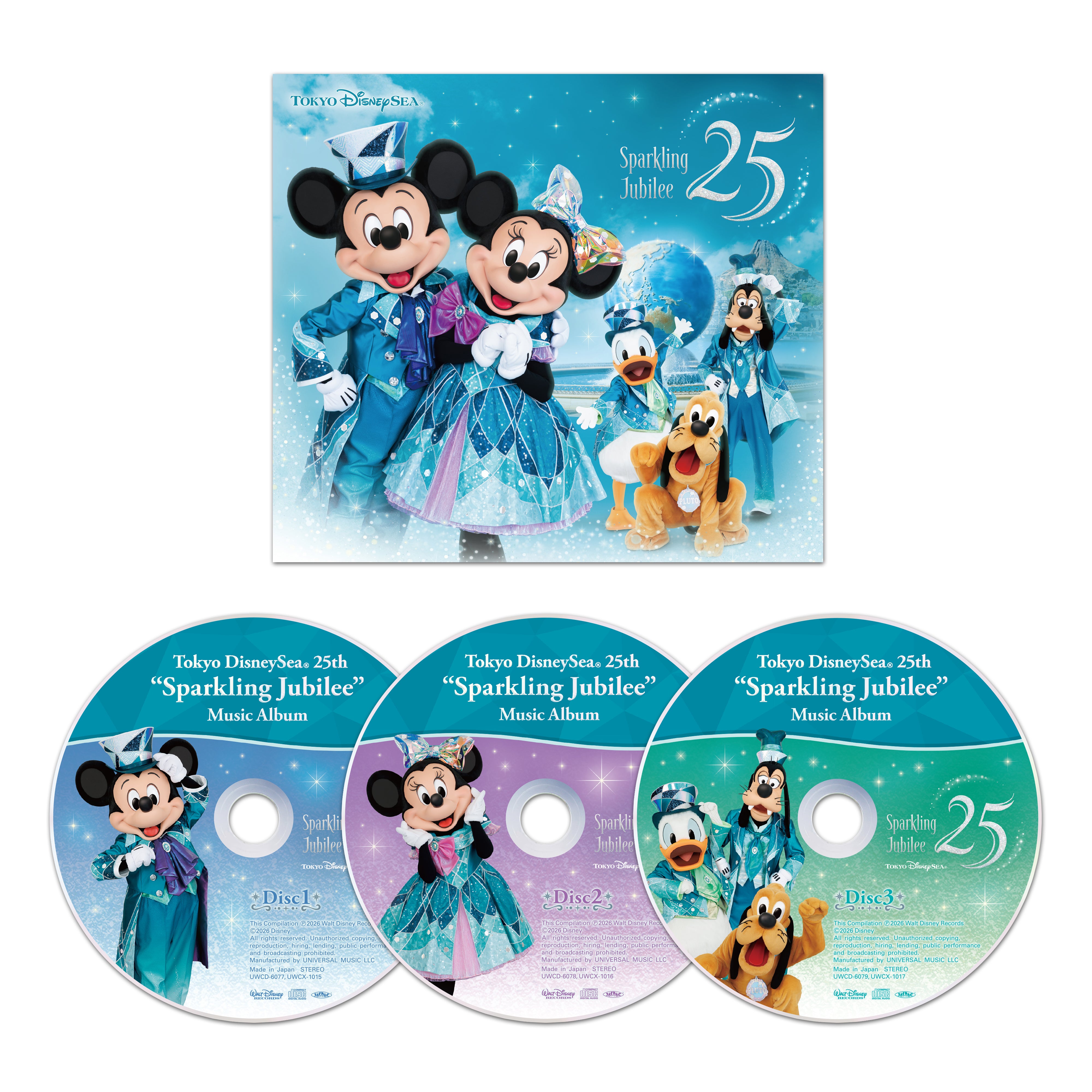 東京ディズニーシー®25周年”スパークリング・ジュビリー”ミュージック