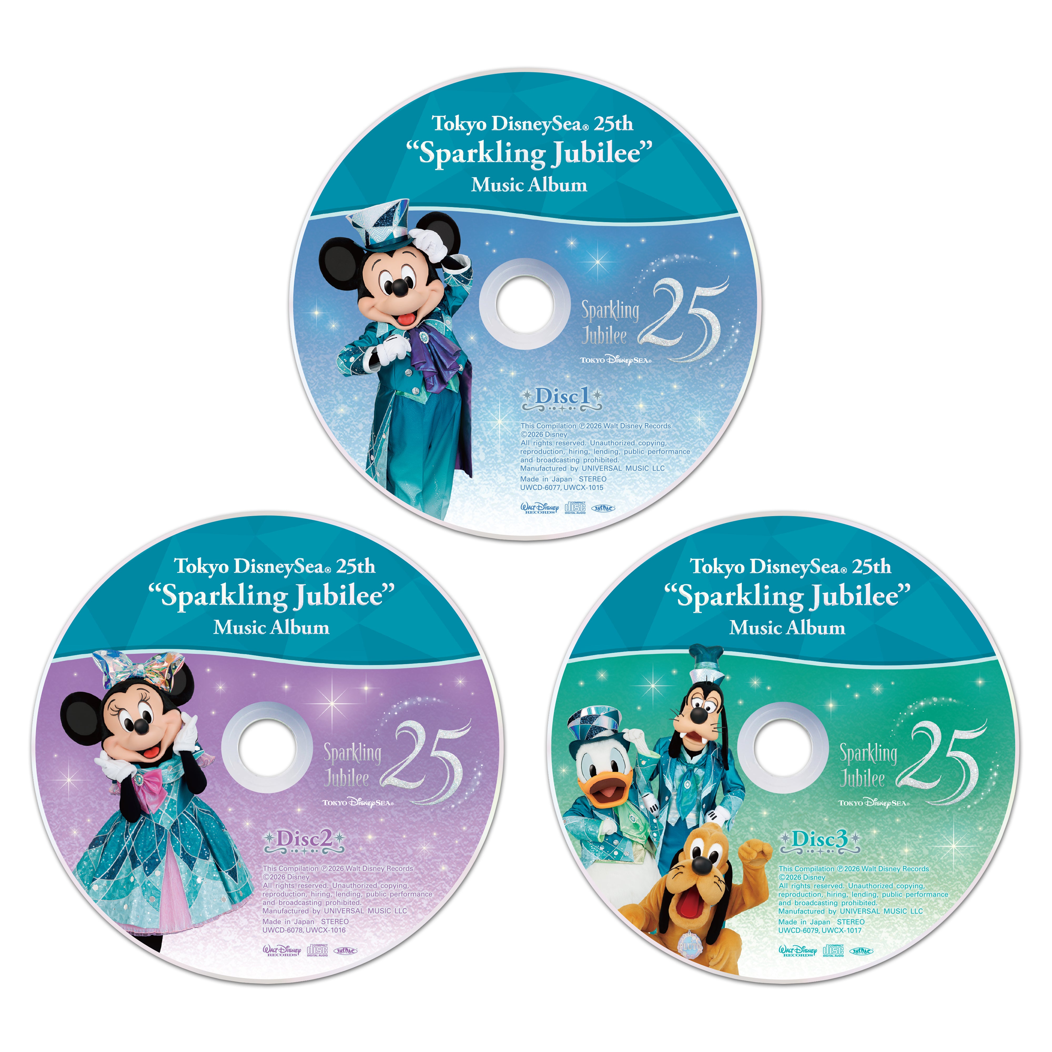 東京ディズニーシー®25周年”スパークリング・ジュビリー”ミュージック
